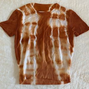 MM6 Margiela sheer tie dye top